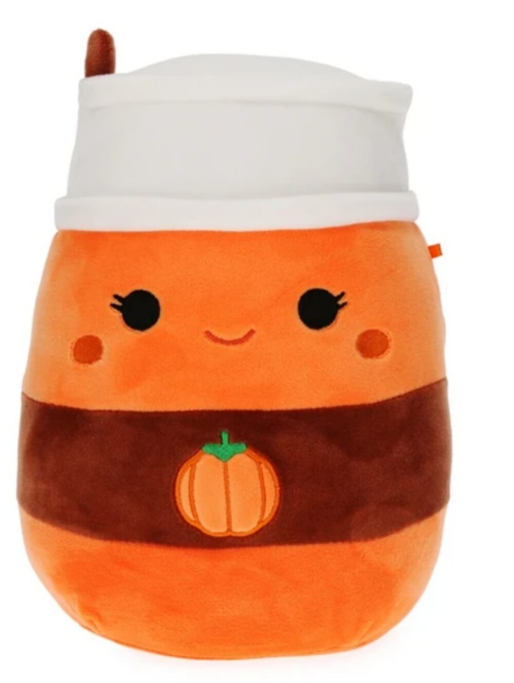 Squishmallows Orange, Brown & White Pumpkin Plush Costume Accessory New